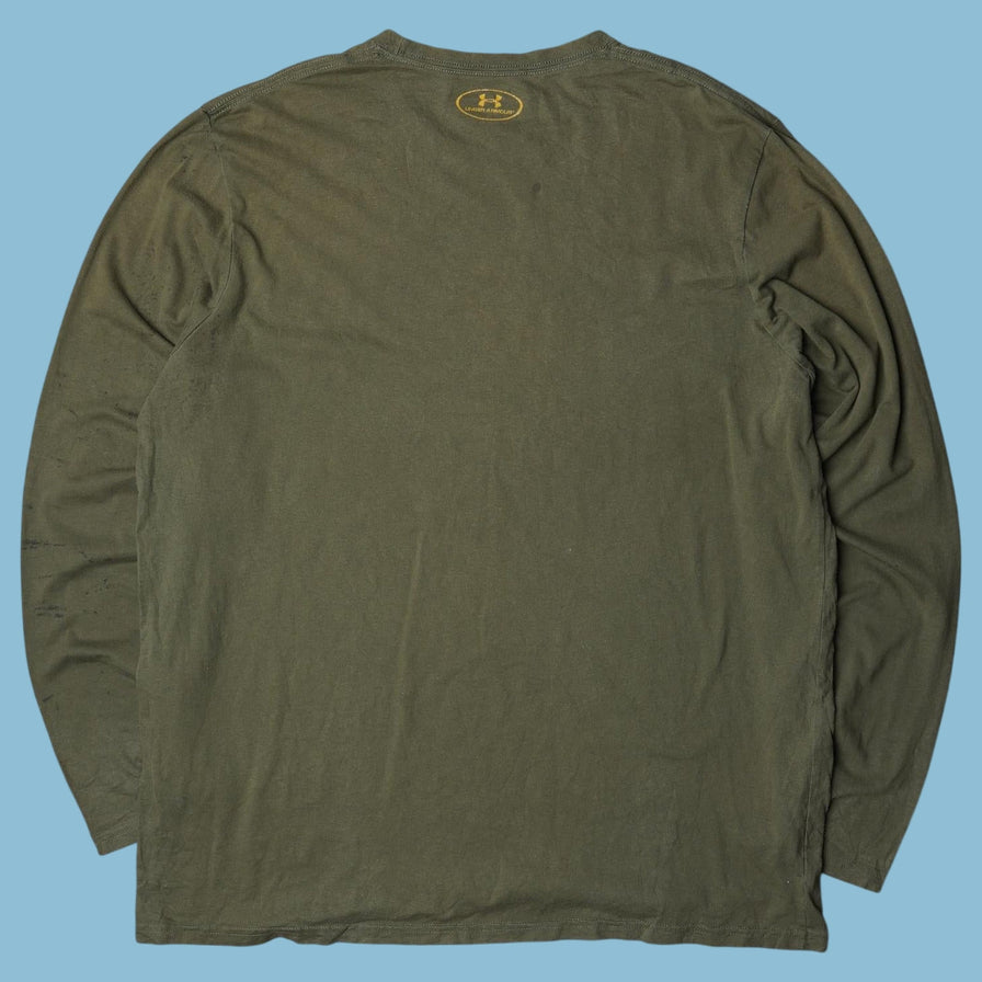 Vintage Under Armour Camo Logo Longsleeve - XL