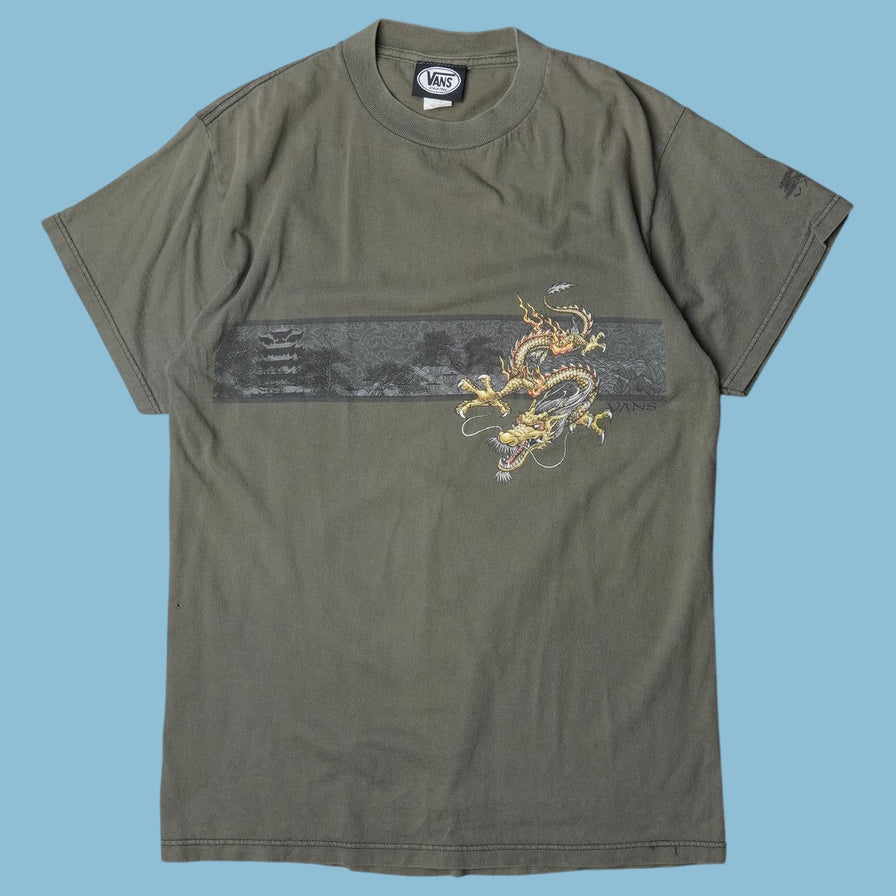 T-Shirt Vans Dragon années 2000 vintage - M