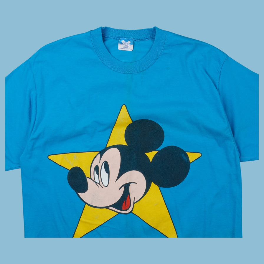 Vintage 80s Walt Disney Mickey Mouse T-Shirt - XL