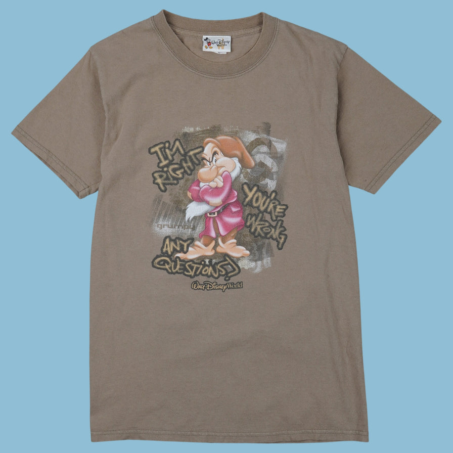 T-shirt vintage Grincheux le Nain Walt Disney World - M