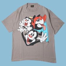 Vintage Warner Bros 90s Animaniacs T-Shirt - XL