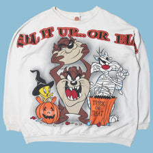 Vintage Warner Bros 90s Halloween Looney Tunes Sweater - 2XL