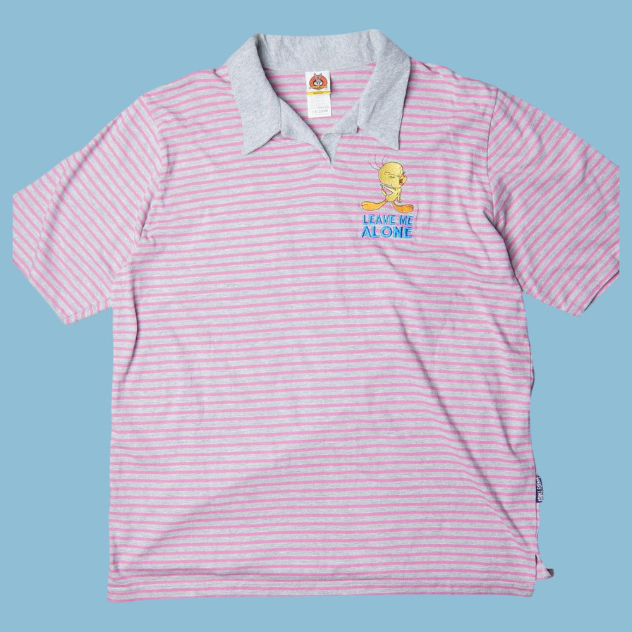 Vintage Warner Bros 90s Tweety Leave Me Alone T-Shirt - L