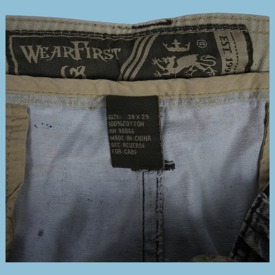 Vintage WearFirst Realtree Cargo Jeans Hose - 38 x 29 - NFF Vintage
