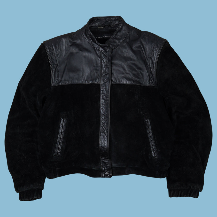 Vintage Wilsons Suede Leather Wildleder Bomberjacke - XS