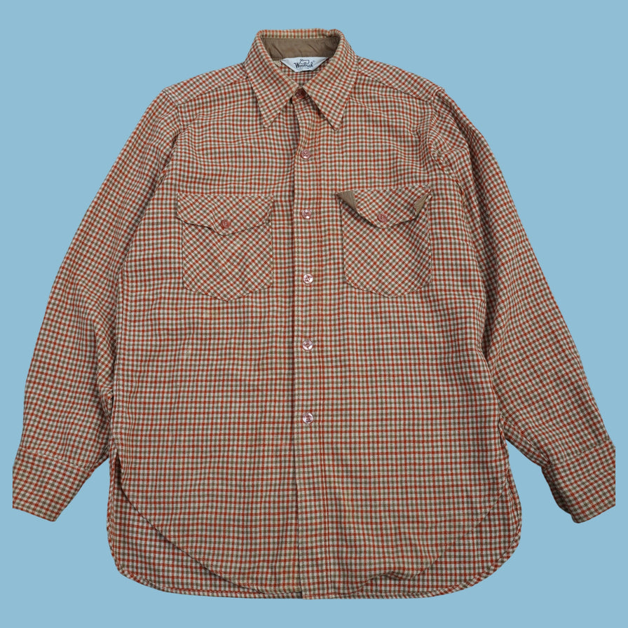 Vintage 90s Woolrich Wool Hemd - M - NFF Vintage