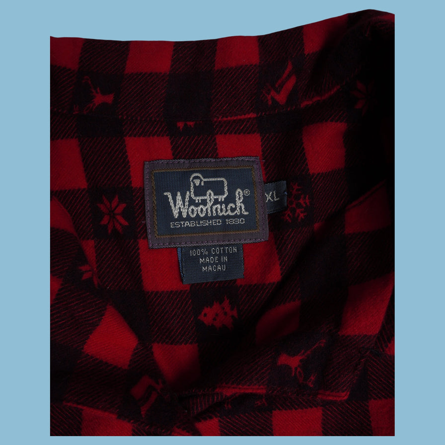 Vintage 90s Woolrich Flanell Hemd - XL - NFF Vintage