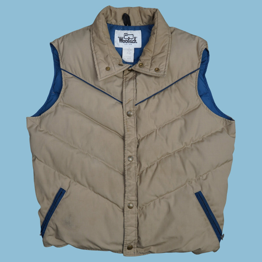 Vintage 80s Woolrich Puffer Weste Jacke - M - NFF Vintage
