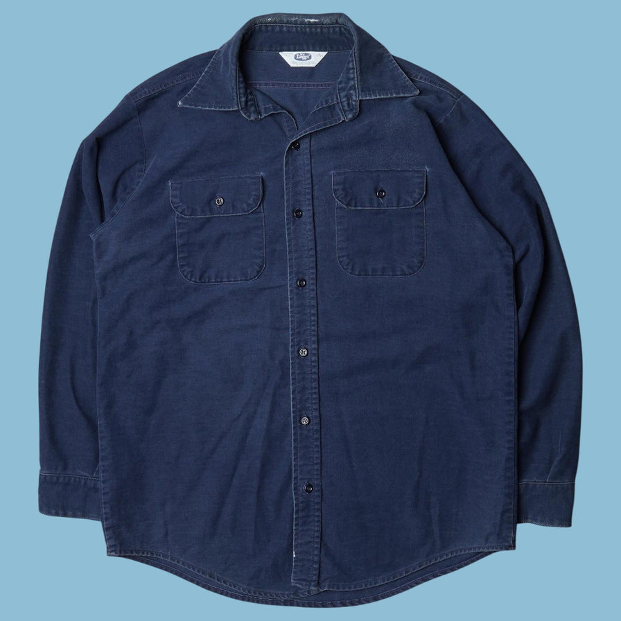 Vintage 80s Mr. Leggs Workwear Hemd - L