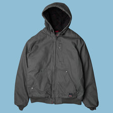 Vintage Workwear Hooded Jacket - L