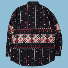 Vintage Wrangler 90s Western Aztec Shirt - L