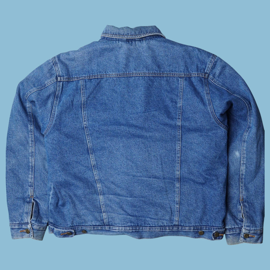 Vintage Wrangler Sherpa Jeansjacke - L