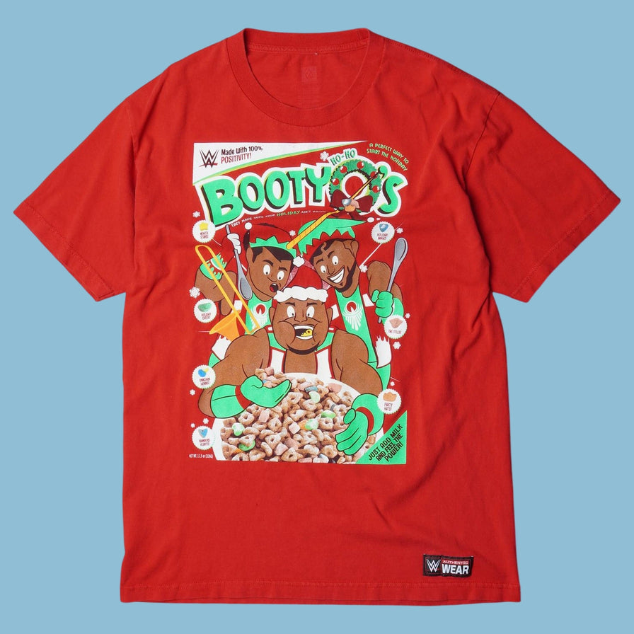 Vintage WWE Booty O's Christmas T-Shirt - L
