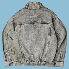 Vintage Y2K Acid Wash Jeansjacke - M