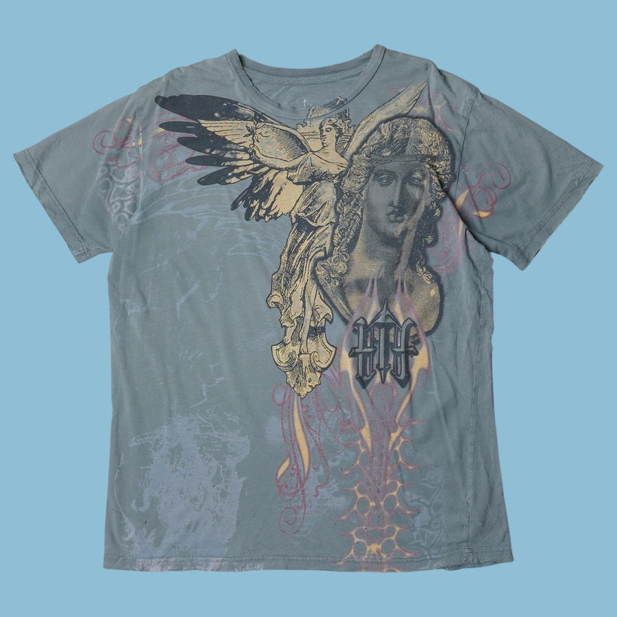 Vintage Y2K Angel Graphic T-Shirt - M