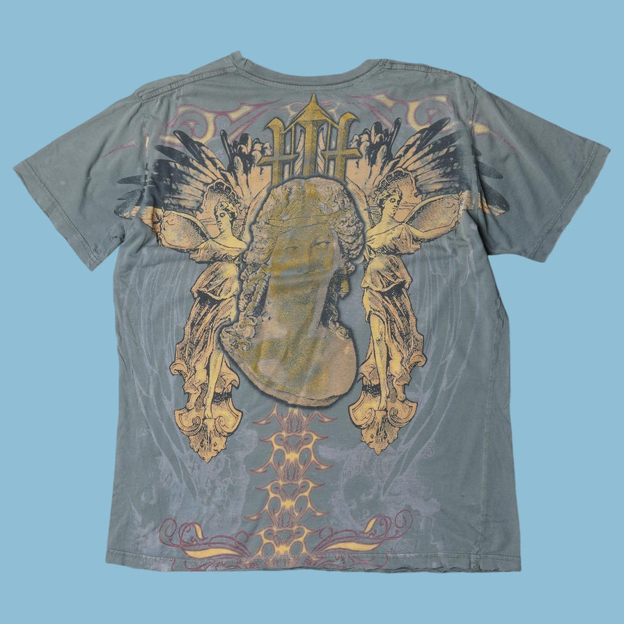 Vintage Y2K Angel Graphic T-Shirt - M