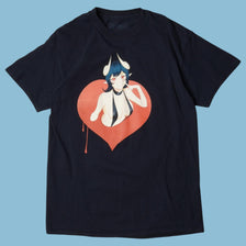 T-shirt fille diable anime Vintage Y2K - M
