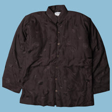 Vintage Y2K Asiatisches Silk Hemd - M