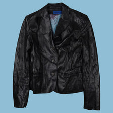 Vintage Y2K Balmain Paris Leather Jacket - S