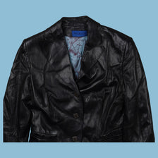Vintage Y2K Balmain Paris Leather Jacket - S
