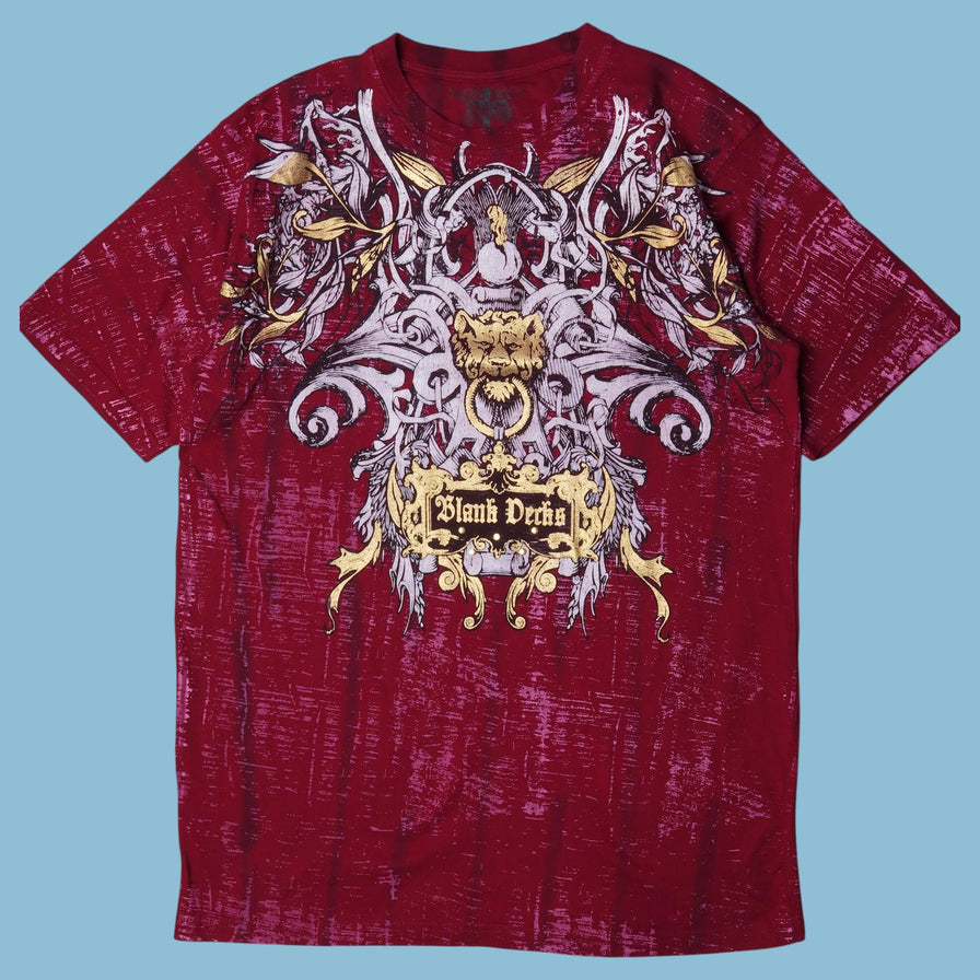 Vintage Y2K Blank Decks Grafik T-Shirt - L
