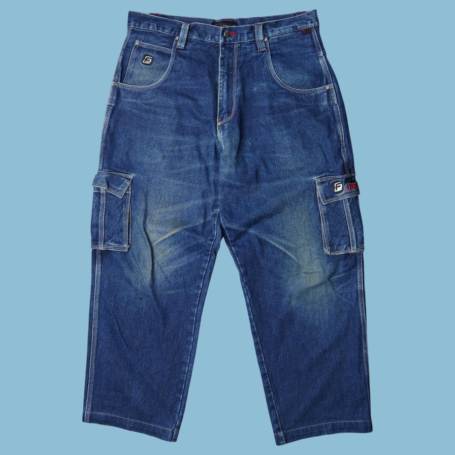 Vintage Y2K Classic Cargo Design Jeans - L