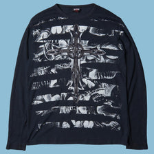 Vintage Y2K MMA Elite Cross Graphic Longsleeve - L