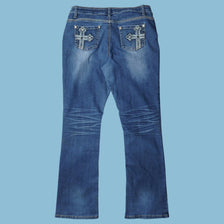 Vintage Y2K Cross Pocket Jeans - M