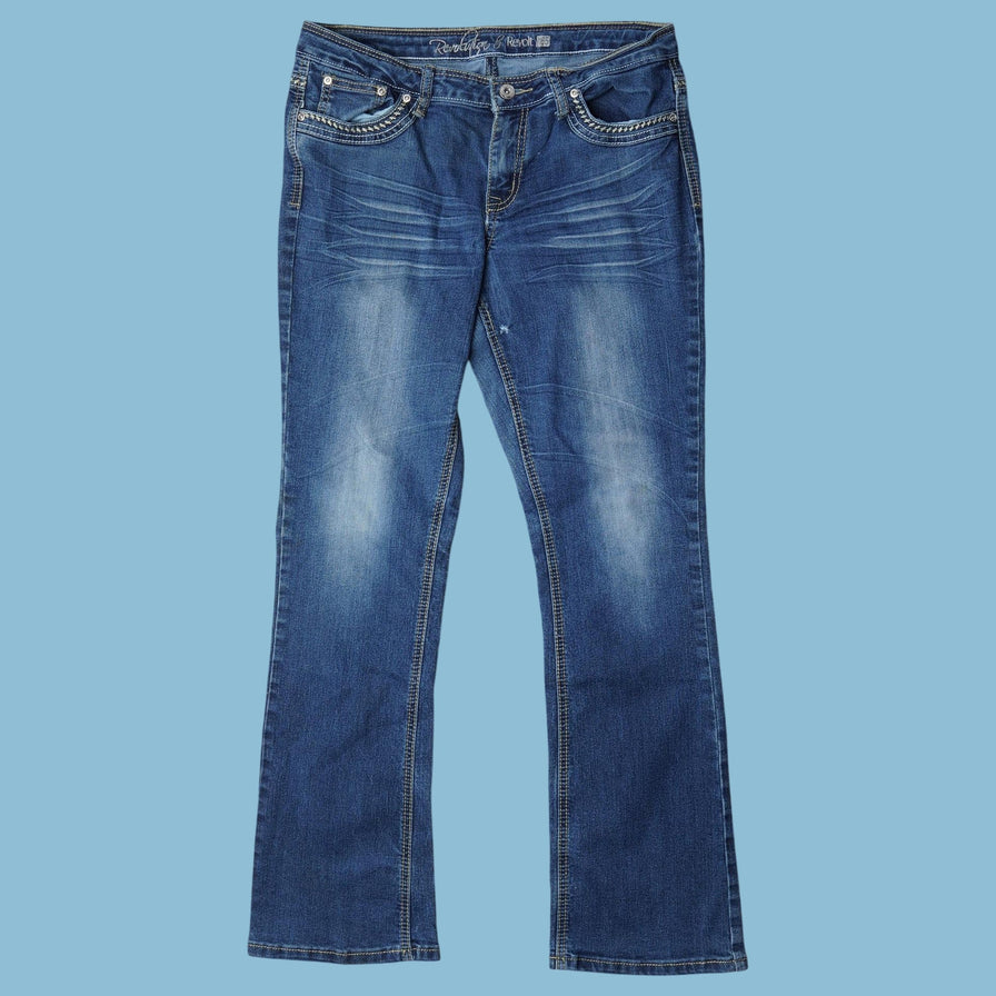 Vintage Y2K Cross Pocket Jeans - M