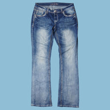 Vintage Y2K Embellished Cross Jeans - 32