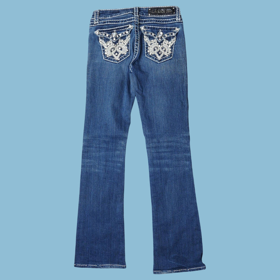 Vintage Y2K Embellished Jeans - XS
