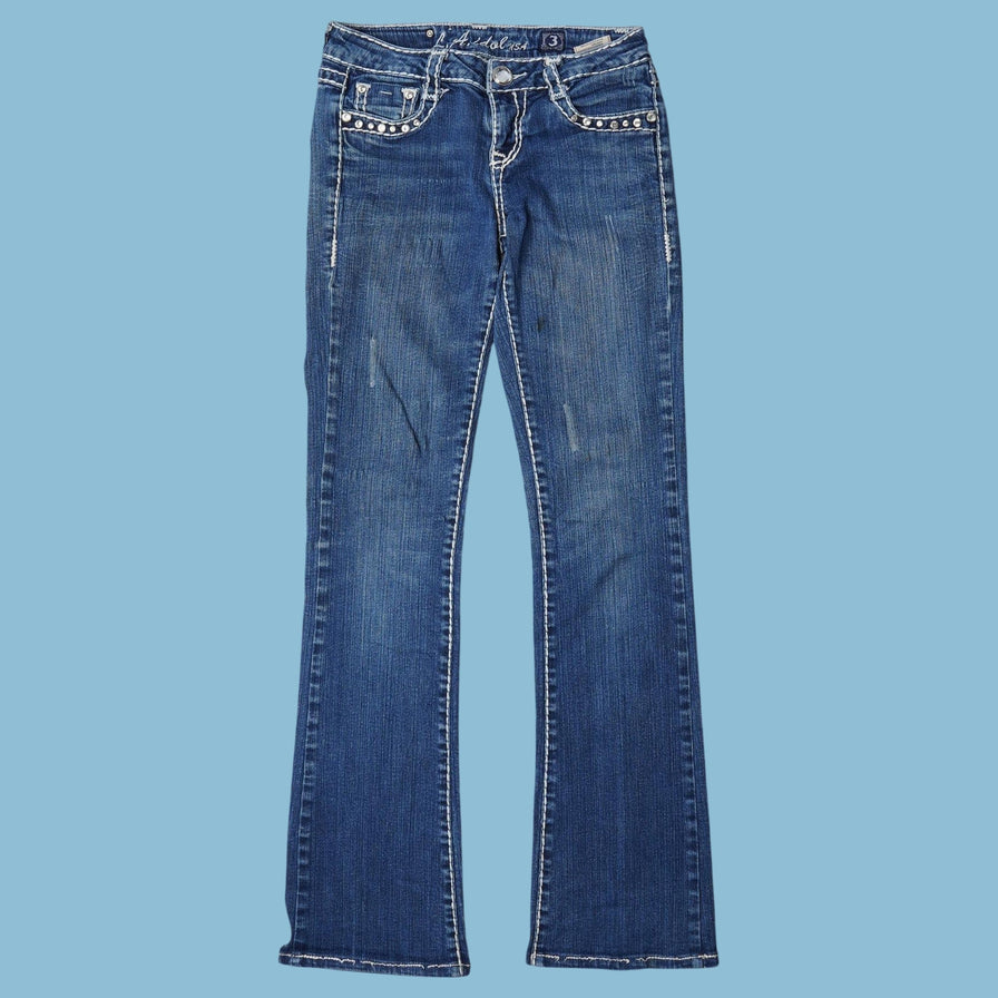 Vintage Y2K Embellished Jeans - XS