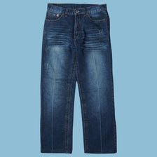 Vintage Y2K Embroidered Jeans - L