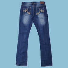 Vintage Y2K Embroidered Jeans - L