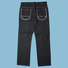 Vintage Y2K Embroidered Hip Hop Jeans - L