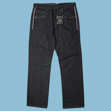 Vintage Y2K Embroidered Hip Hop Jeans - L
