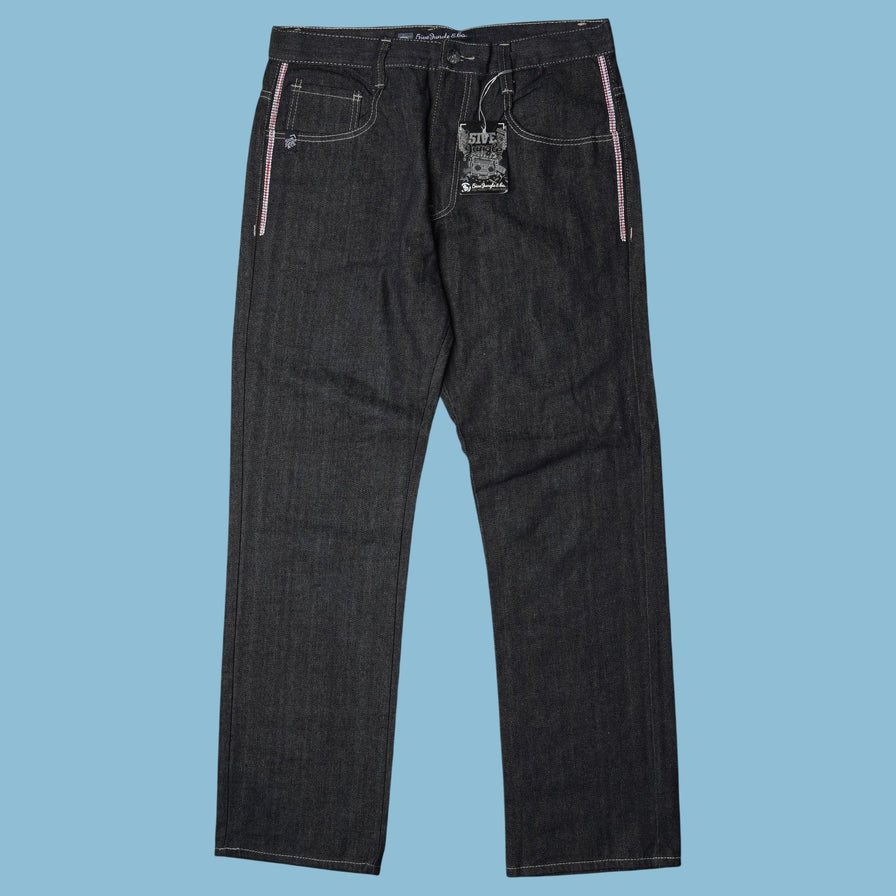 Vintage Y2K Embroidered Hip Hop Jeans - L