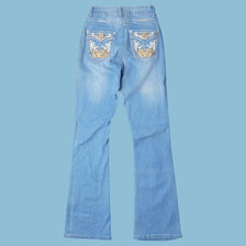 Vintage Y2K Embroidered Jeans - M