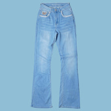 Vintage Y2K Embroidered Jeans - M