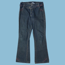 Vintage Y2K Embroidered Jeans - XL