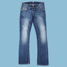 Vintage Y2K Embroidered Pocket Jeans - 32