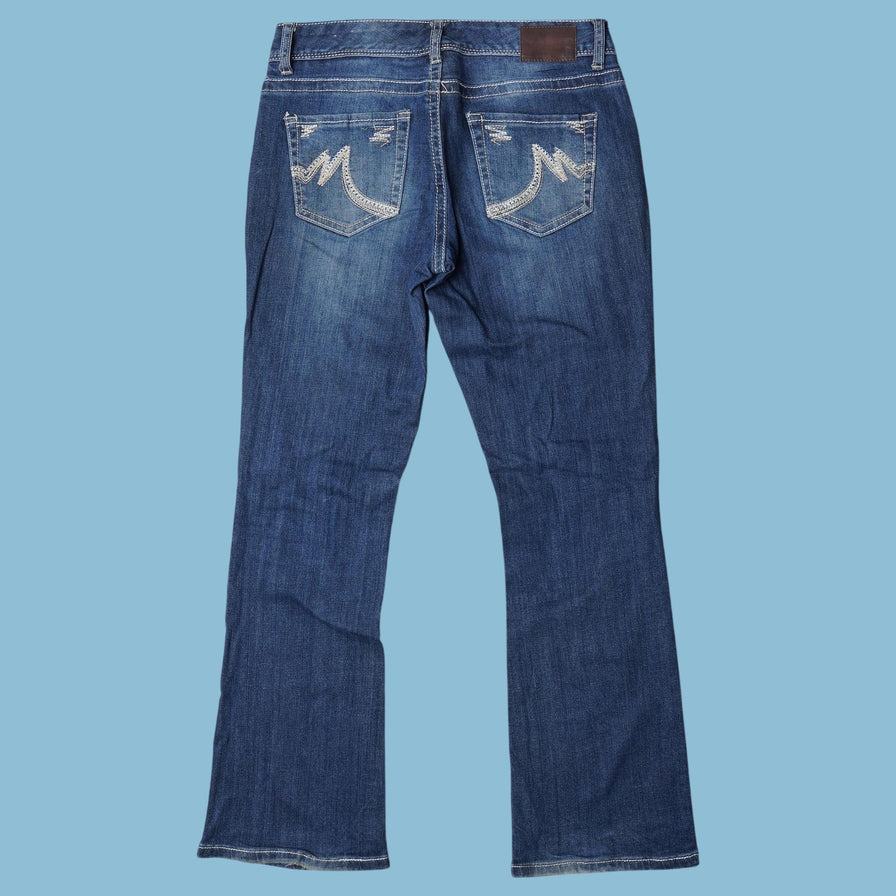 Vintage Y2K Embroidered Pocket Jeans - 32