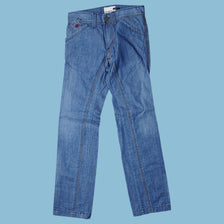 Vintage Y2K Embroidered Pocket Jeans - 32