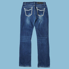 Vintage Y2K Embroidered Pocket Jeans - S