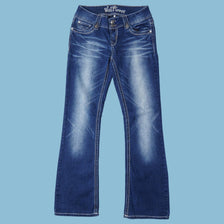 Vintage Y2K Embroidered Pocket Jeans - S