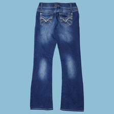 Vintage Y2K Embroidered Pocket Jeans - S