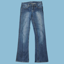 Vintage Y2K Embroidered Pocket Jeans - XS