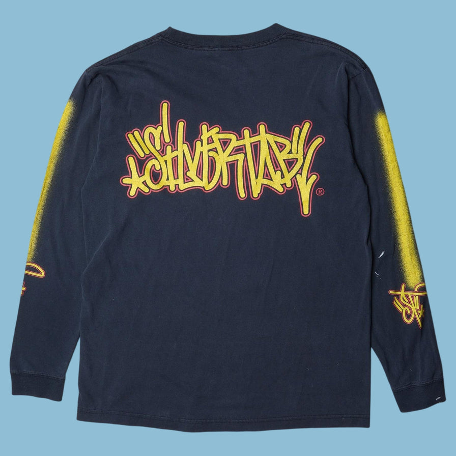 Vintage Y2K Graffiti Longsleeve - M