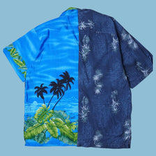 Vintage Y2K Hawaiian Shirt Set - L