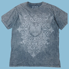 Vintage Y2K Honor Virtue Eagle Graphic T-Shirt - XL